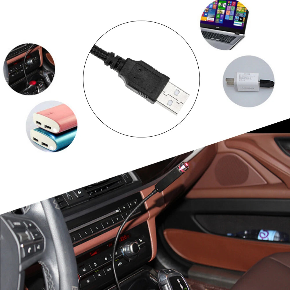 Mini LED Car Roof Star Night Light Projector Atmosphere Galaxy