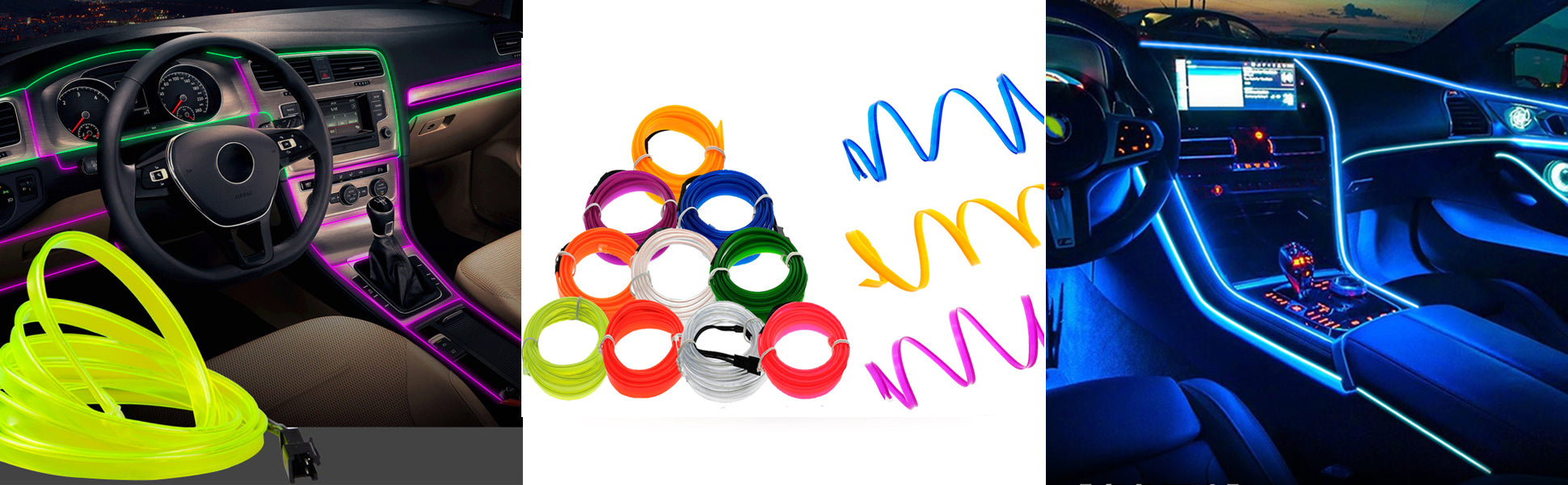 5M Car Interior Led Strip Light Neon