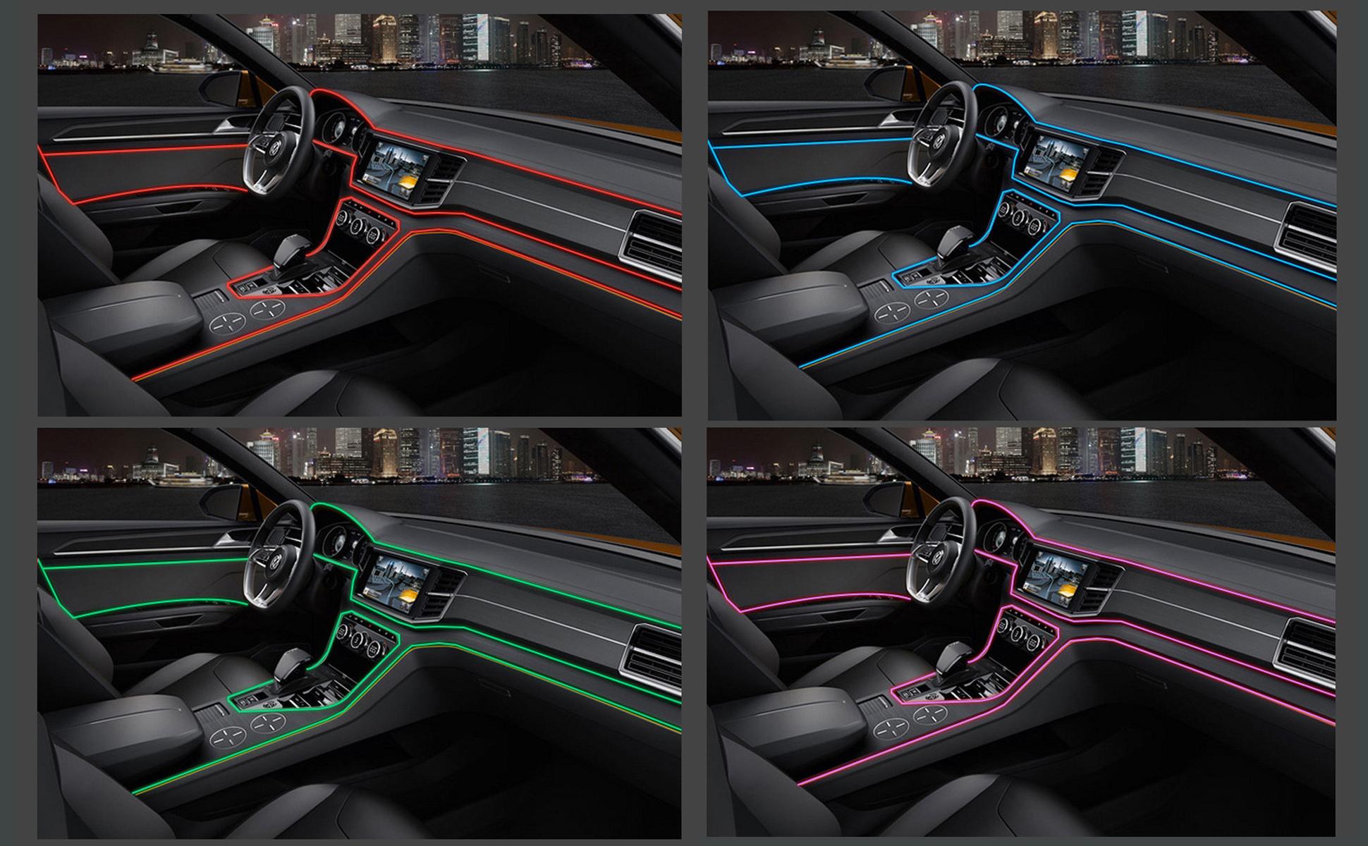 5M Car Interior Led Strip Light Neon