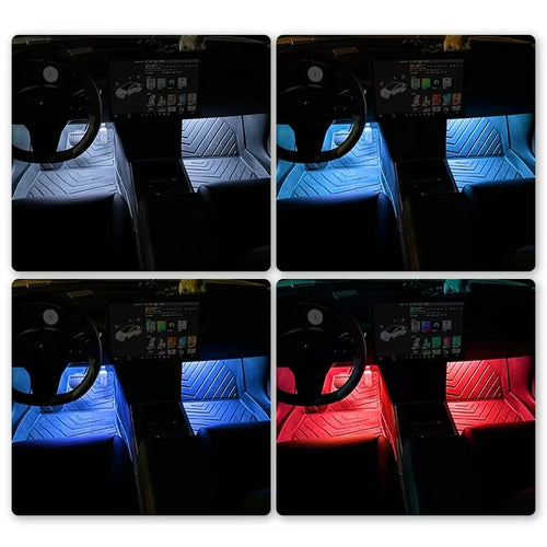 2 in 1 LED Car Neon Light Foot Light LED Interior Decoration