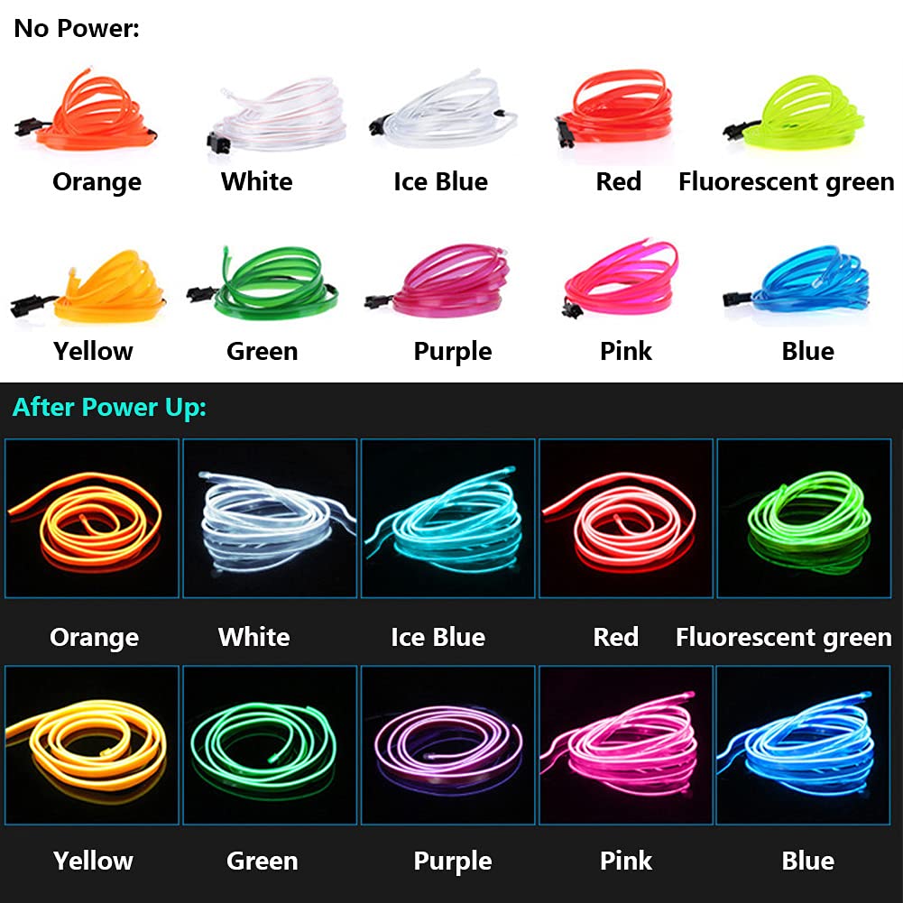 5M Car Interior Led Strip Light Neon