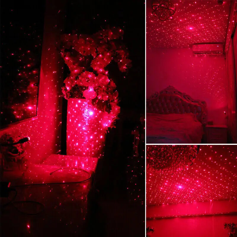 Mini LED Car Roof Star Night Light Projector Atmosphere Galaxy