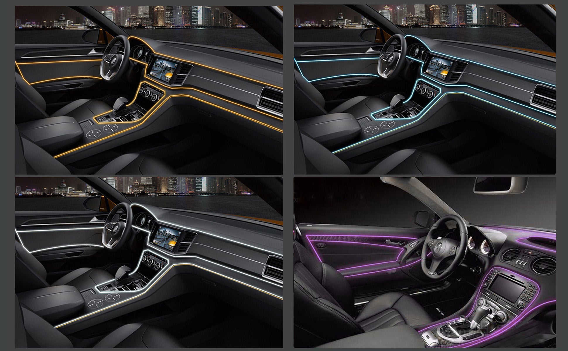 5M Car Interior Led Strip Light Neon
