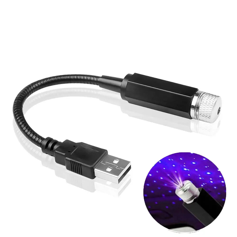 Mini LED Car Roof Star Night Light Projector Atmosphere Galaxy